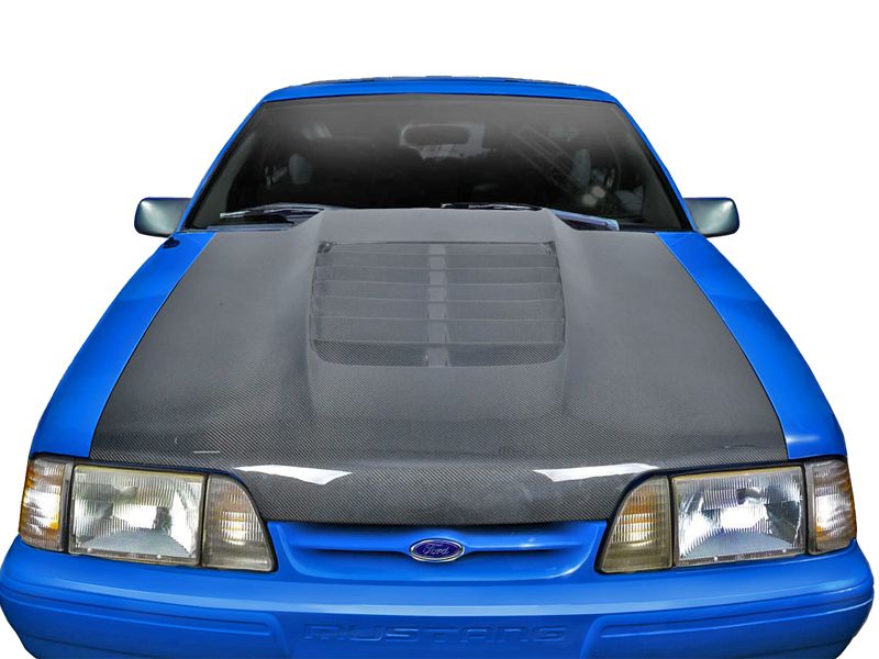 1987-1993 Ford Mustang Carbon Creations GT500 V2 Hood 115188